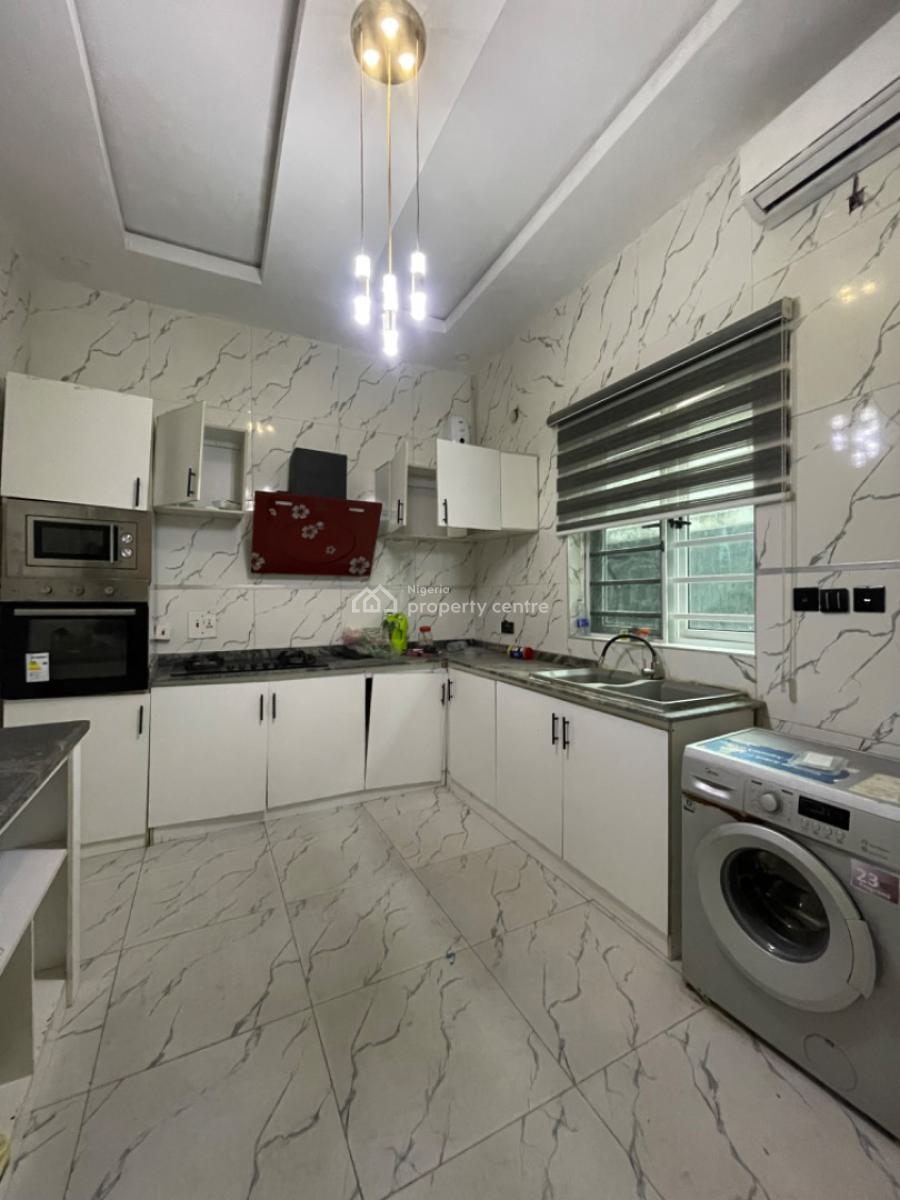 Partly Furnished 4bedroom Duplex, Chevron Axis By The Toll Gate, Lekki, Lagos, Semi-detached Duplex for Rent