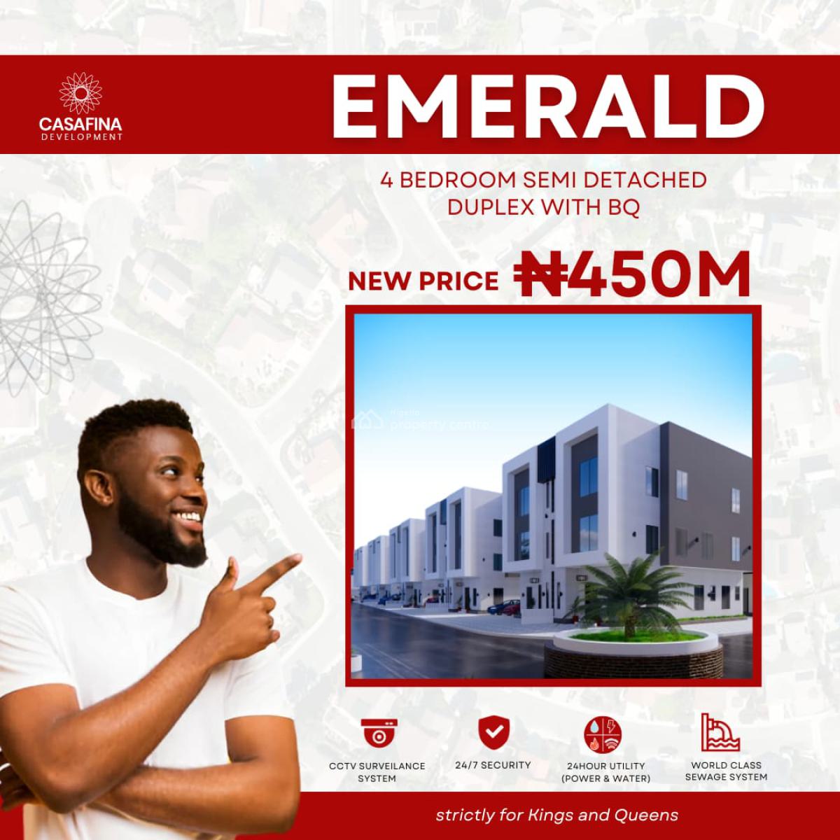 Luxury 4 Bedroom Semi Detached Duplex with Bq, Immanuel Street, Off Mobolaji Bank, Anthony, Maryland, Lagos, Semi-detached Duplex for Sale