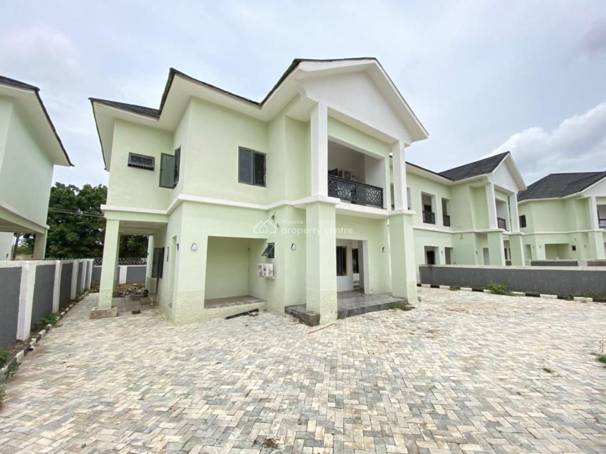 Topnotch 4 Bedroom Semi Detached Duplex with Bq, Furnished Kitchen,, Lifecamp. Serene Neighborhood, Life Camp, Abuja, Semi-detached Duplex for Sale
