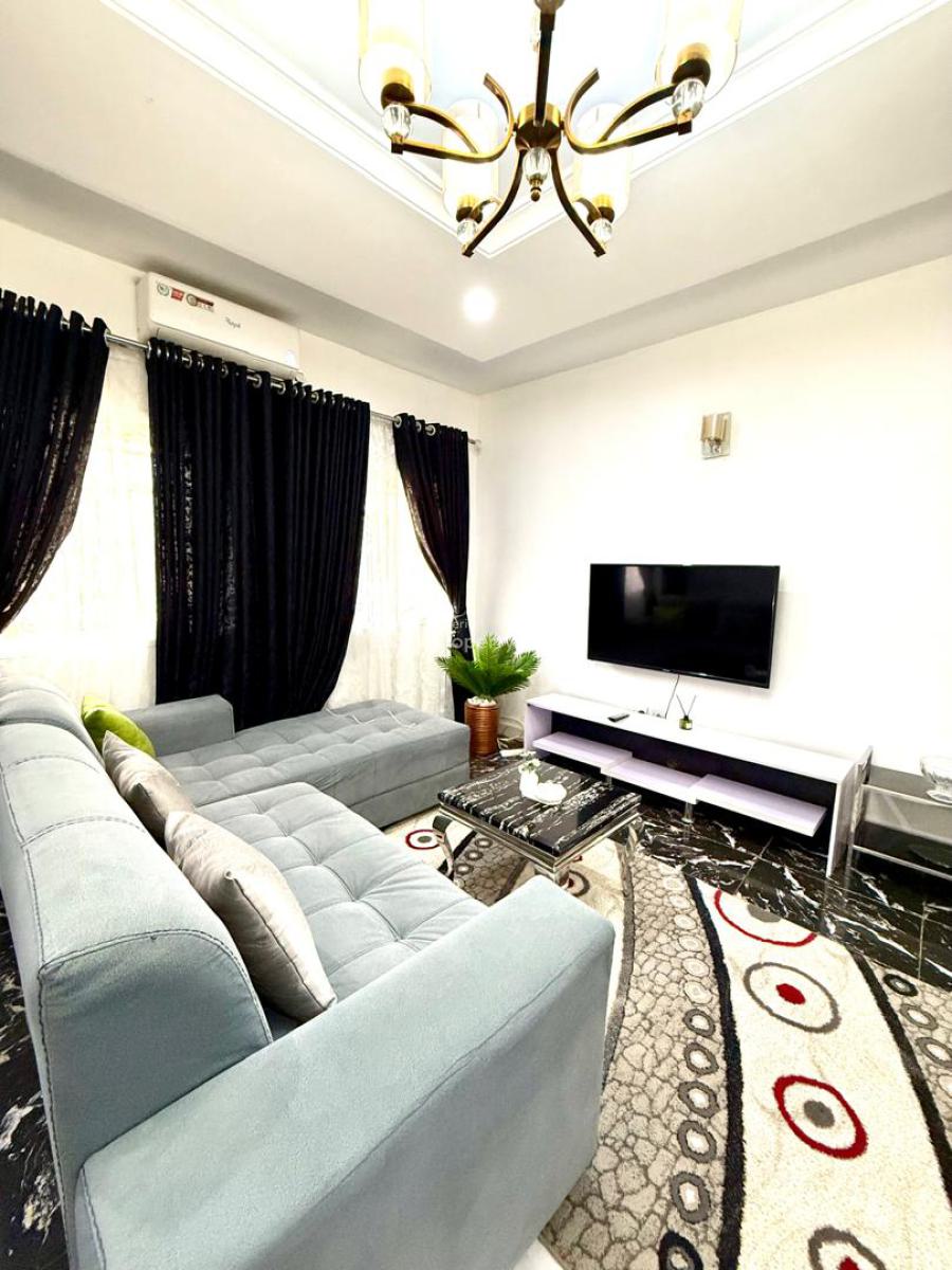 Furnished & Serviced 1 Bedroom Apartment, Fola Daniel Street, Jahi, Abuja, Mini Flat (room and Parlour) for Rent