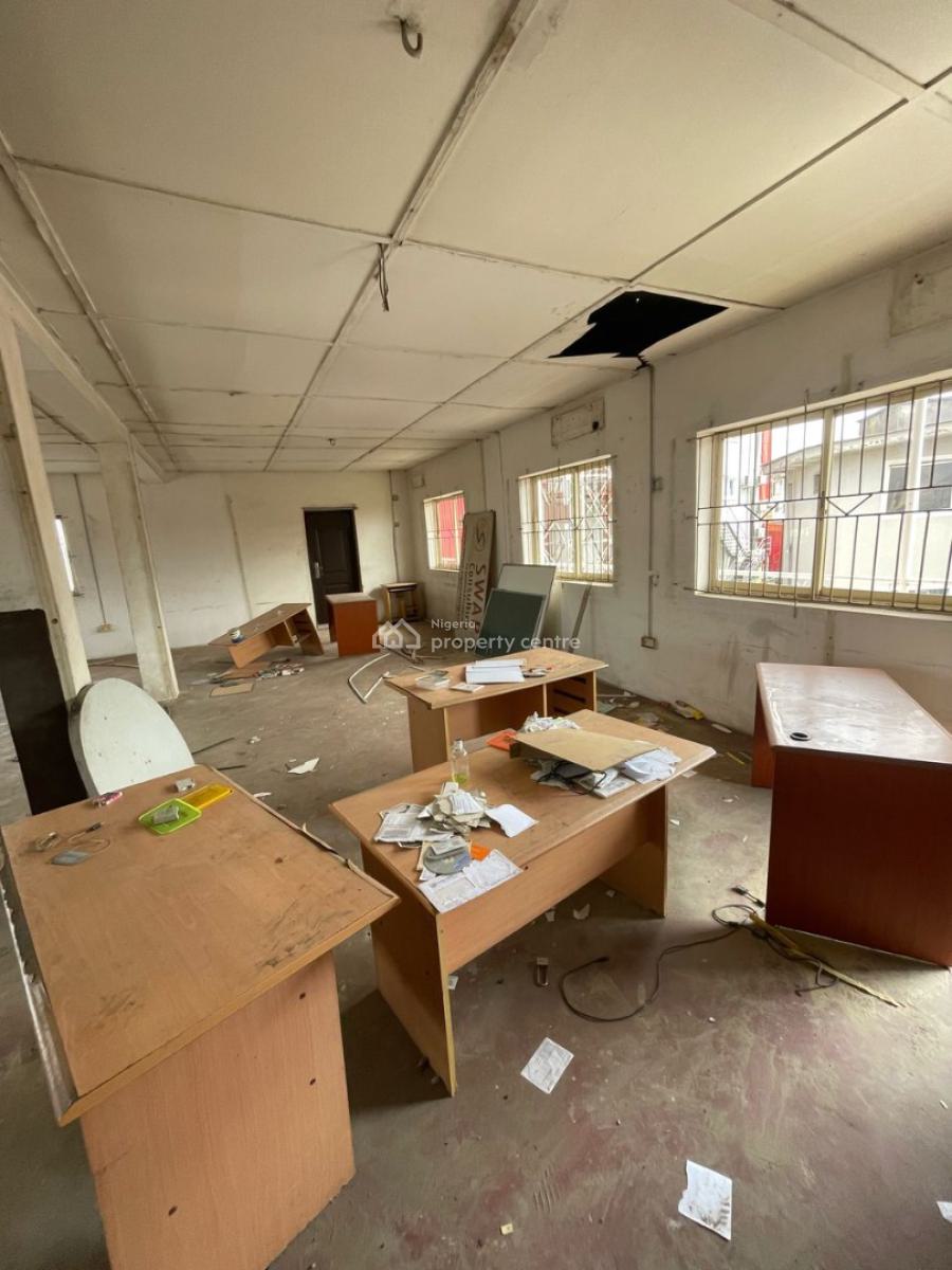a Purpose-built Commercial Building on 3 Floors with a Guard House, Awolowo Way, Alausa, Ikeja, Lagos, Office Space for Rent