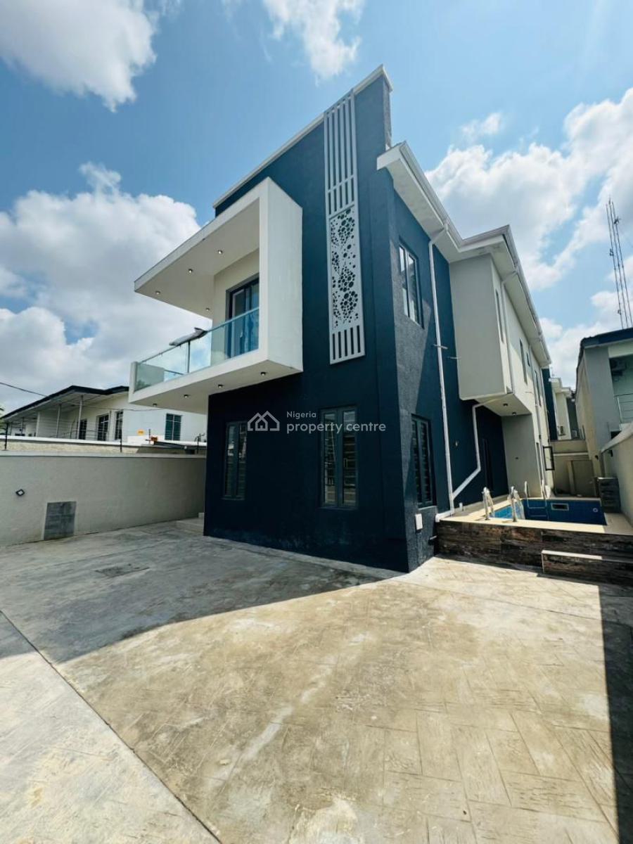 Eye Catchy Newly Built 4 Bed Detached Duplex + Pool+bq in an Estate, Inside Popular Shonibare Estate, Maryland, Lagos, House for Sale