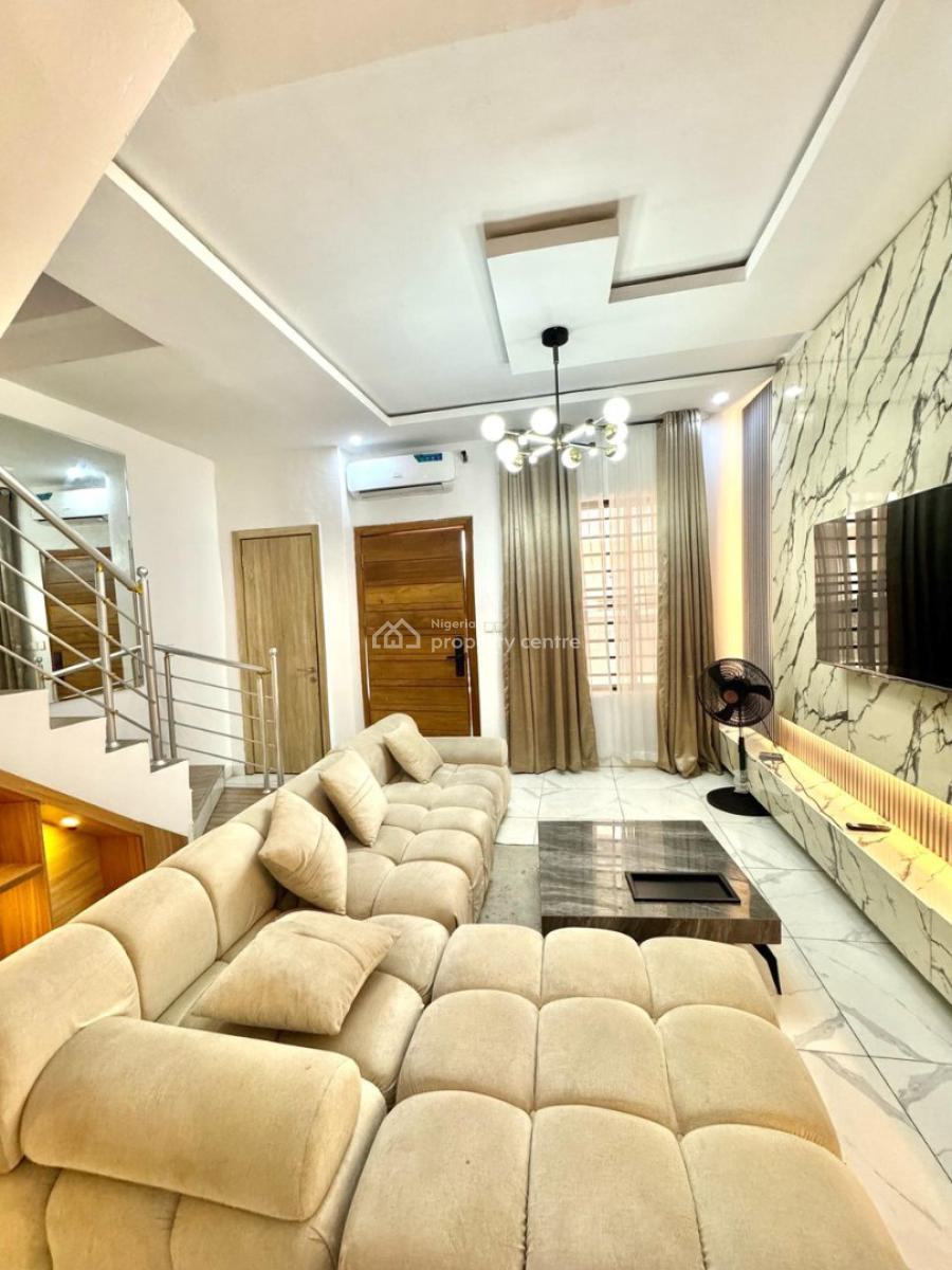 Luxury Tastefully Furnished 3 Bedrooms Terrace Duplex, Ikota Gra Inside Ikota Villa Estate Landmark ( Mehg Chiken), Ikota, Lekki, Lagos, Terraced Duplex for Sale