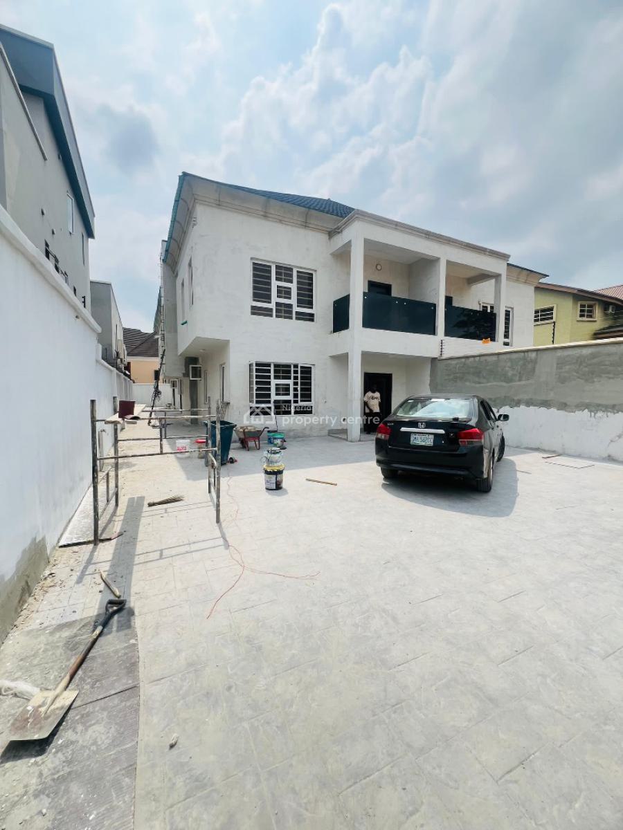 Screaming Luxuryyy 5 Bedroom Semi Detached Home Plus Bq, Gorgeously Built Spacious Home in a Secured Estate, Gra Phase 1, Magodo, Lagos, Semi-detached Duplex for Sale