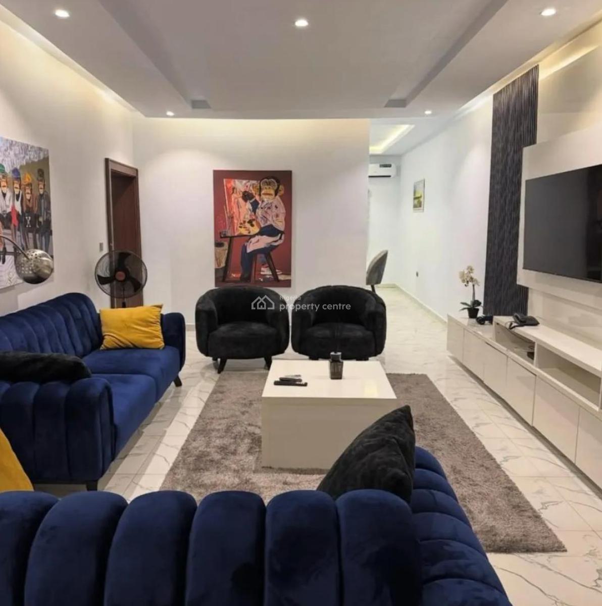 3 Bedroom Furnished Apartment, Serene Environment, Guzape District, Abuja, Block of Flats for Sale