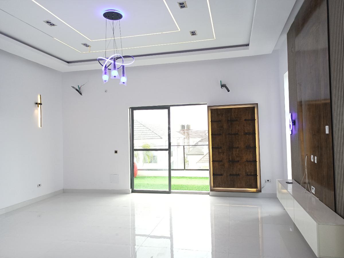 Exotic Smart 4 Bedroom Semi Detached House with Pool and Cinema Aikota, Ikota, Lekki, Lagos, Semi-detached Duplex for Sale