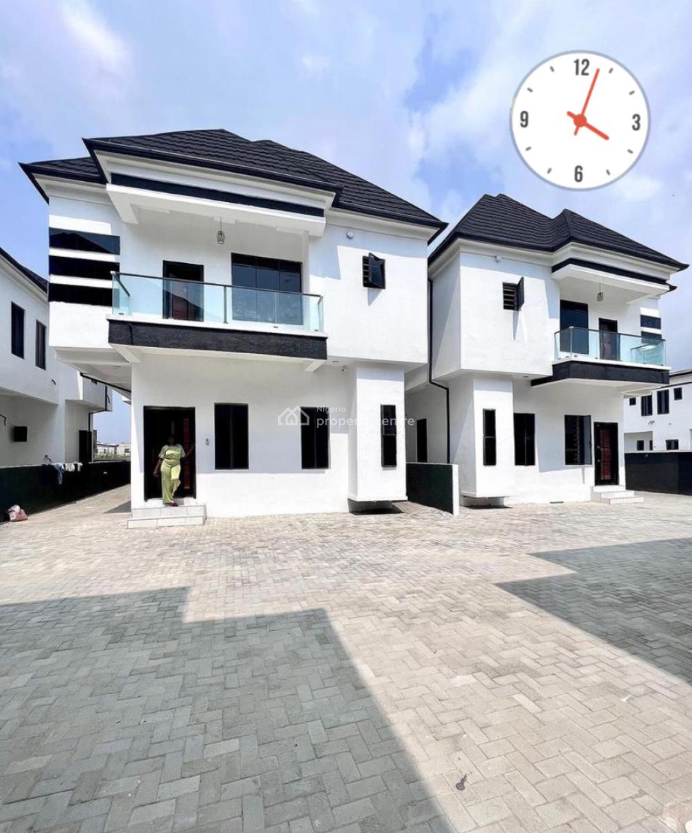 Lovely 4 Bedroom Fully Detached Duplex with Bq, Ikota, Lekki, Lagos, Detached Duplex for Sale
