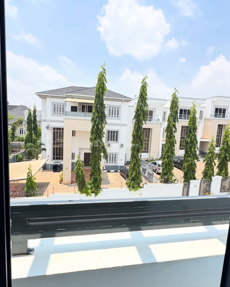 Exquisite 4bedroom Terrace Duplex with a Bq, Guzape District, Abuja, Terraced Duplex for Rent