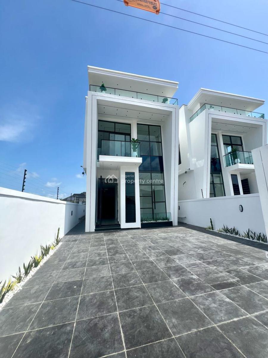 Beautiful 5 Bedroom Fully Detached Duplex, 2nd Toll Gate, Lekki, Lagos, Detached Duplex for Sale