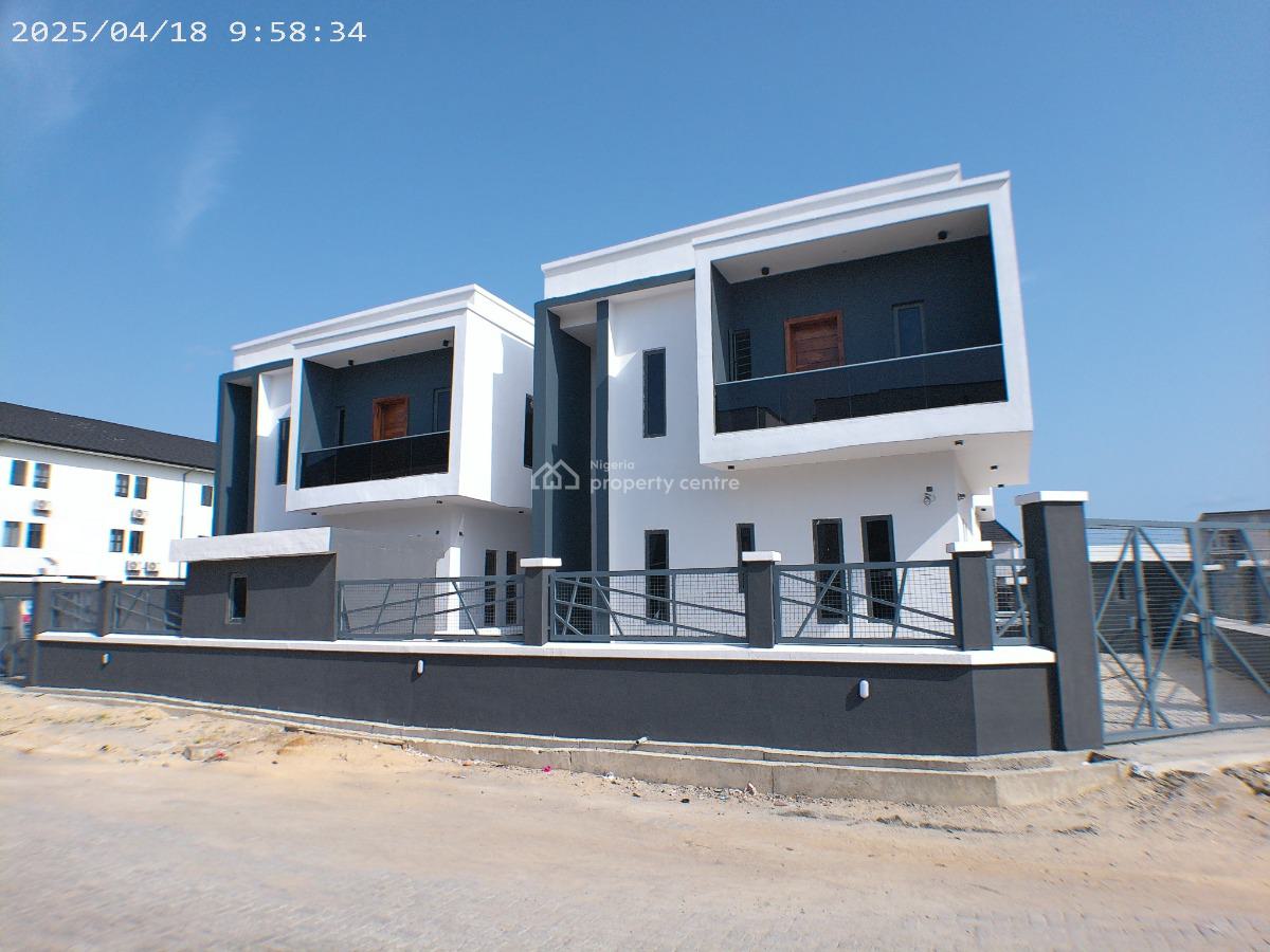 2 Units of Brand-new Contemporary 5 Bedroom Duplex Homes, Ajah, Lagos, Detached Duplex for Sale
