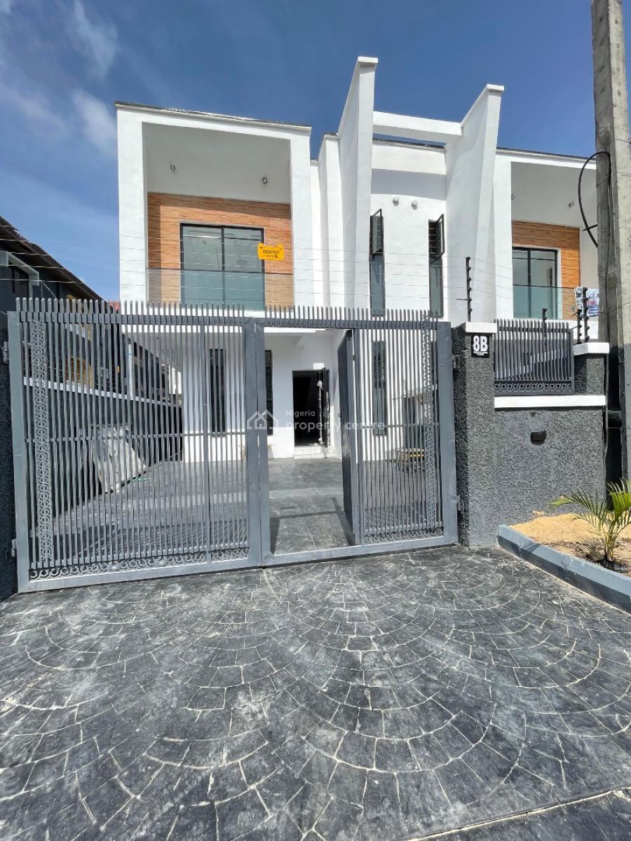 4 Bedroom Semi Detached Duplex, Agungi (before Chevron Axis), Lekki, Lagos, Semi-detached Duplex for Sale