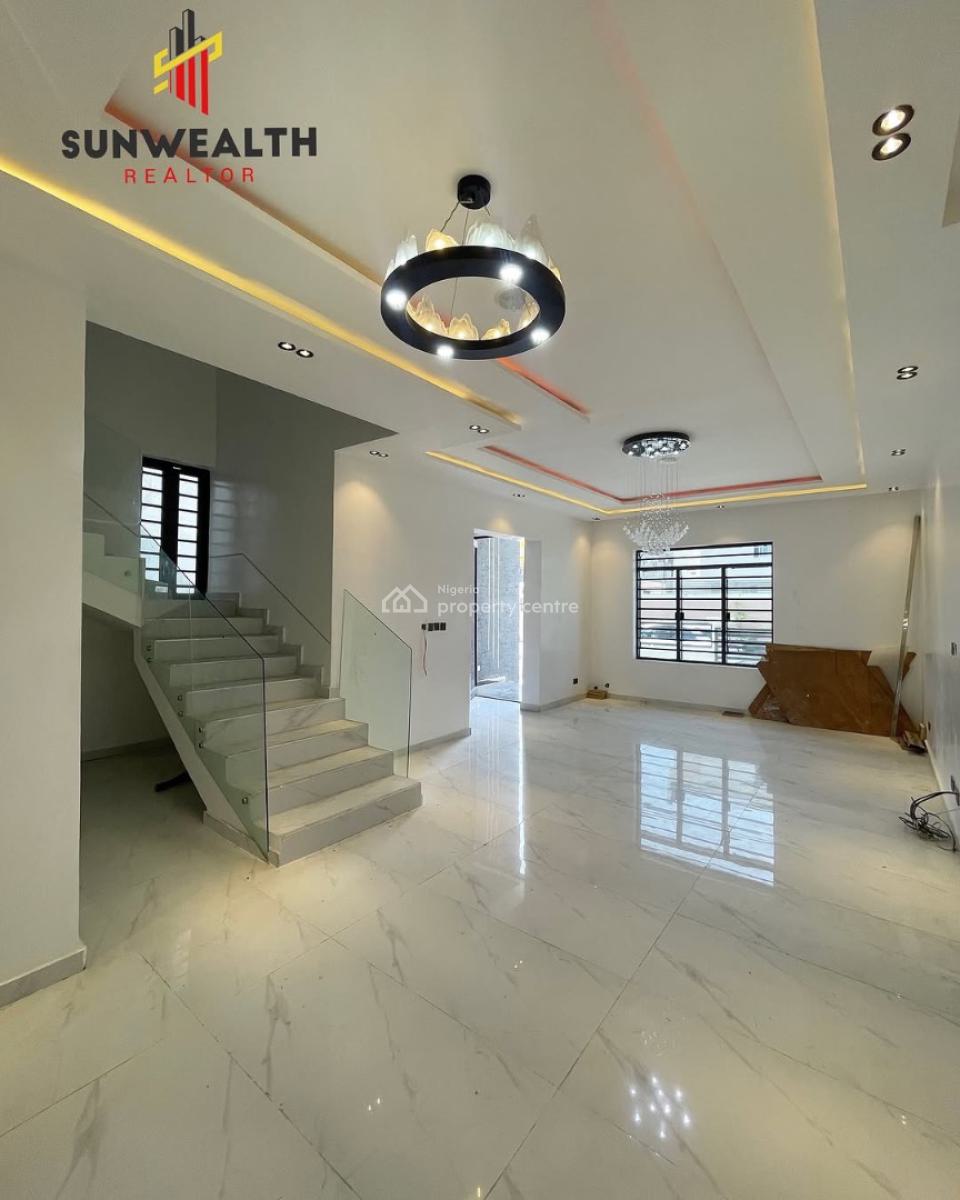 Contemporary 5 Bedroom Duplex  with Open Terrace, Ikate Elegushi, Lekki, Lagos, Detached Duplex for Sale