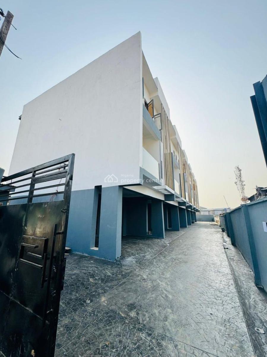 Beautifully Crafted 3 Bedroom Terrace Duplex Plus Bq, Elegantly Designed Home with Bq in a Secured Neighborhood, Ogudu, Lagos, Terraced Duplex for Sale