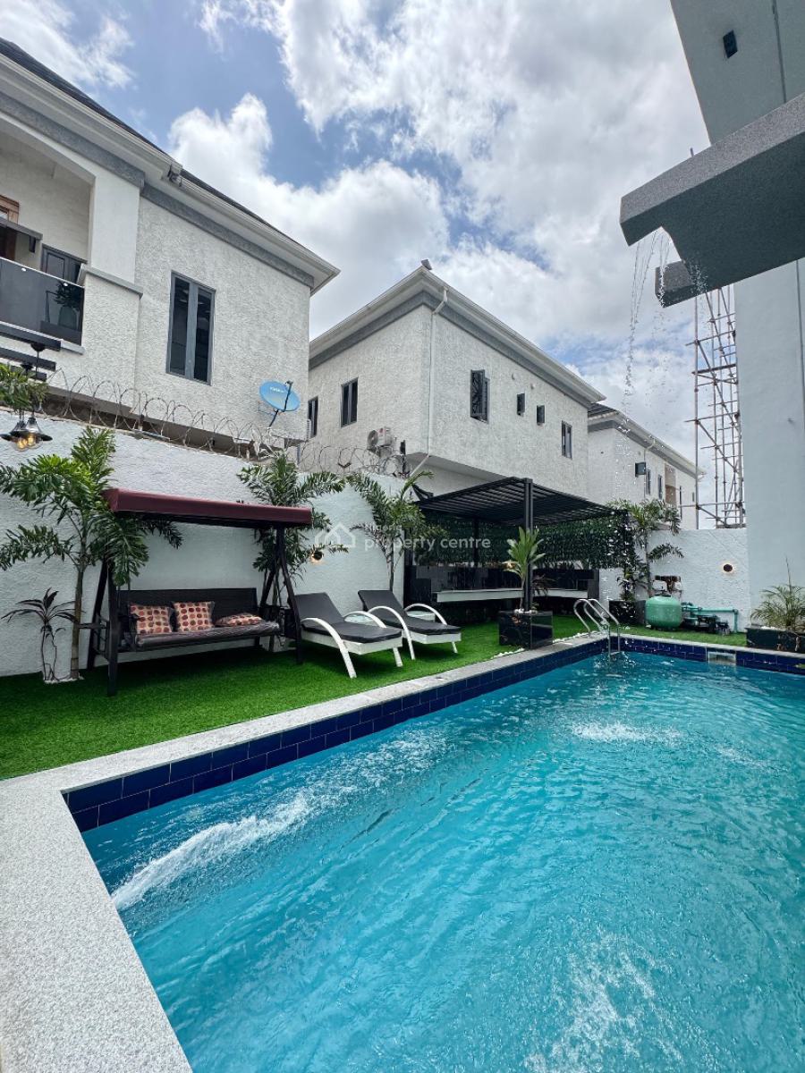 Magnificent 5 Beds with a Private Pool, Exterior Lounge, Office, Chevron Drive, Lekki, Lagos, Detached Duplex for Sale
