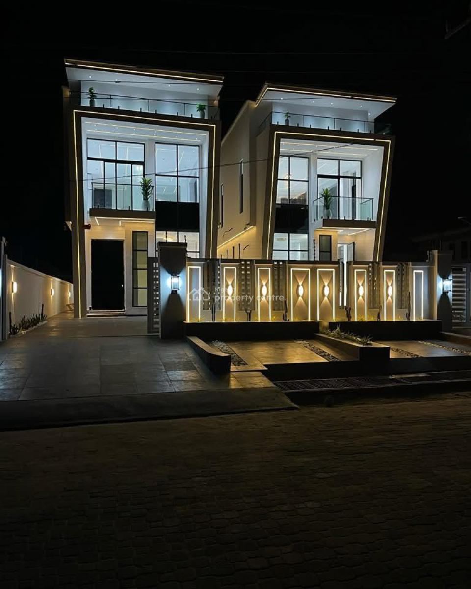 5 Bedroom Detached Duplex, Chevron, Toll Gate, Lekki, Lagos, Detached Duplex for Sale