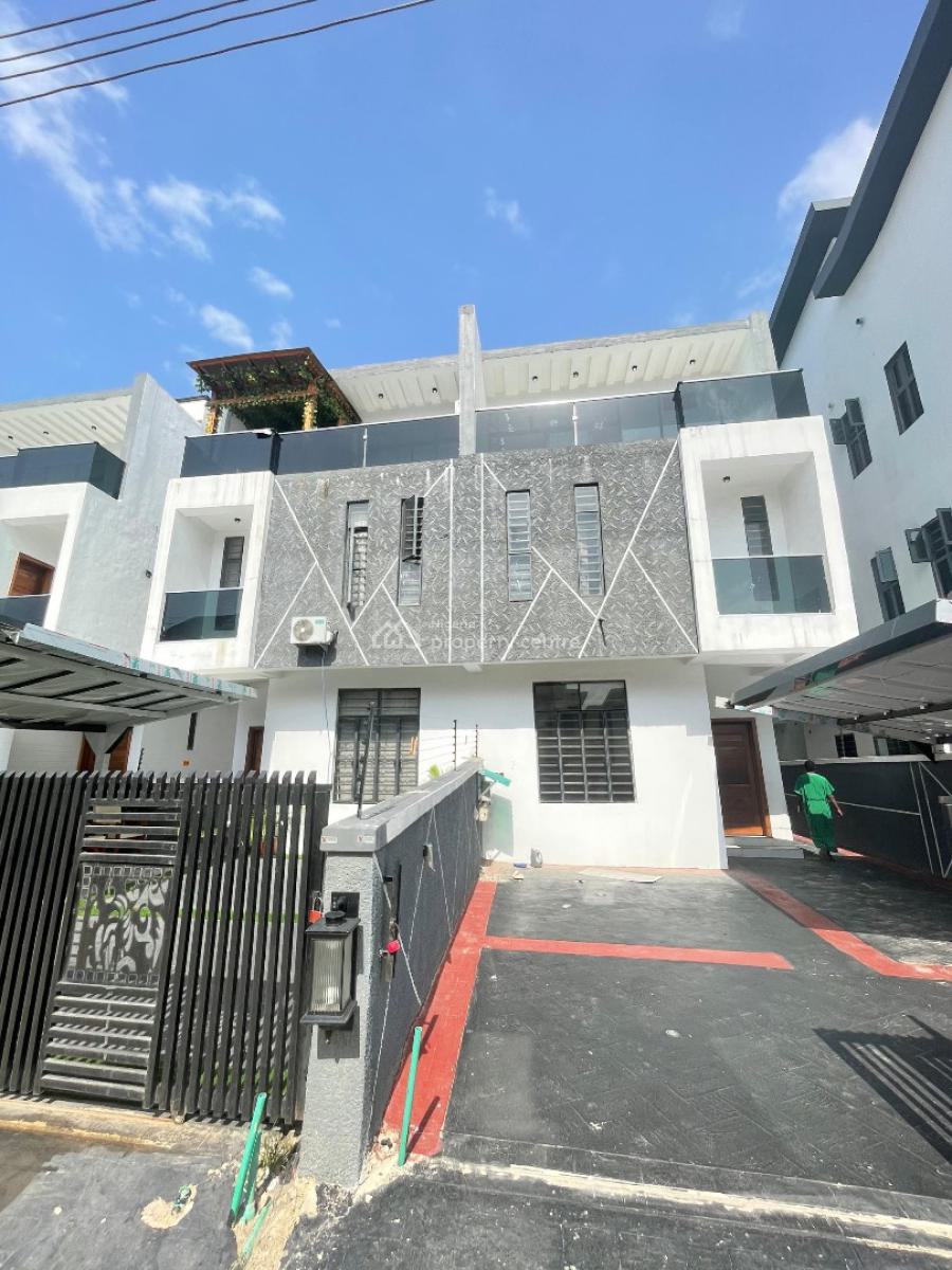 Luxury 6 Bedroom Semi Detached Duplex with Bq, Chevron, Lekki, Lagos, House for Sale