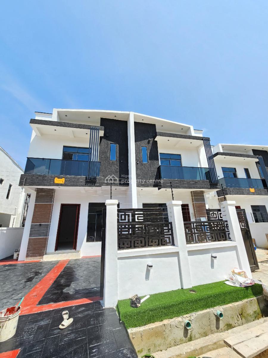 Luxurious Spacious 4 Bedroom Deluxe Duplex with Bq, Ikota, Lekki, Lagos, Semi-detached Duplex for Sale