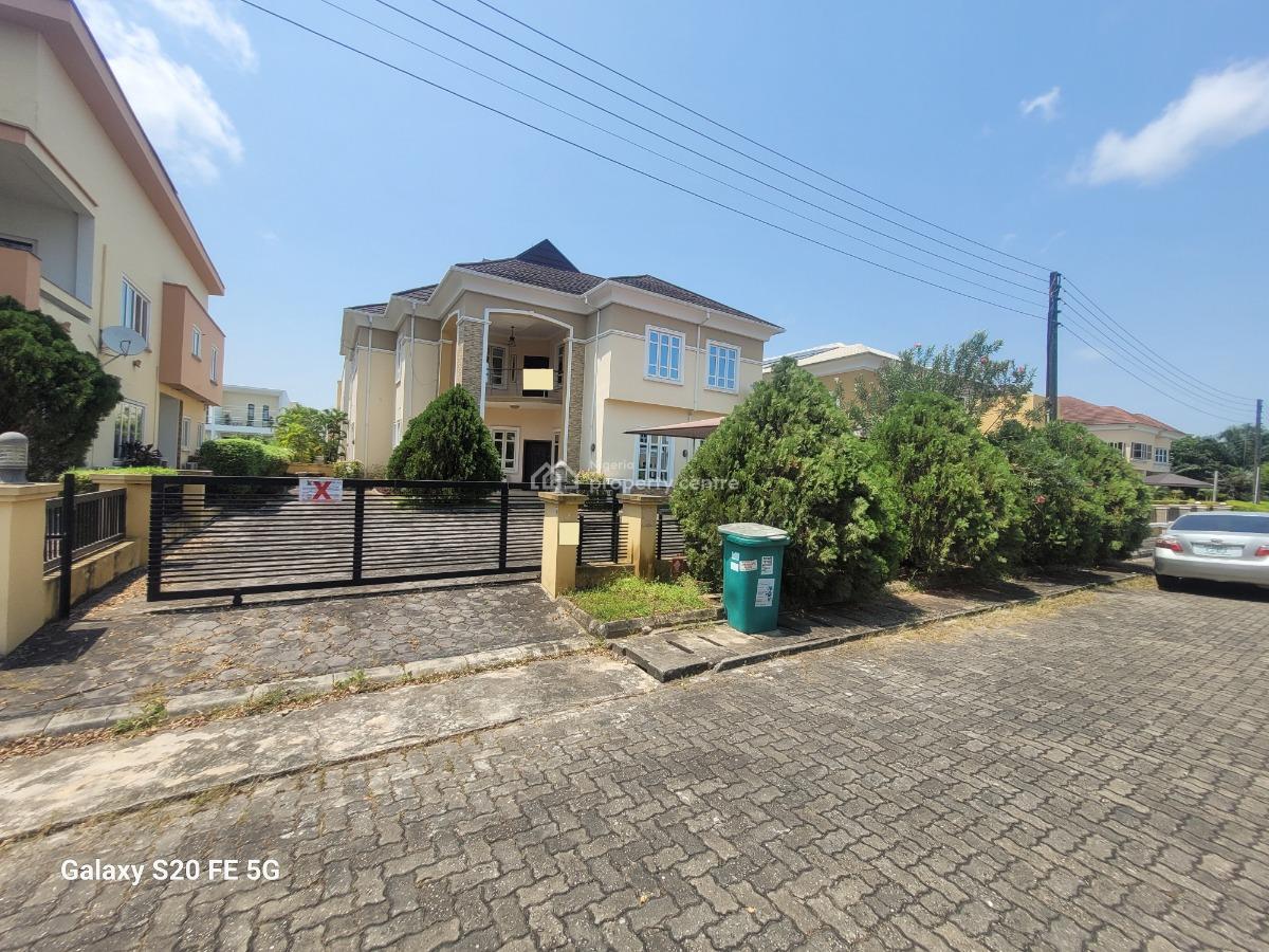 5 Bedroom Detached Duplex with Bq, Study Sitting 600sqm, Northern Foreshore Estate , Chevron Drive, Lekki, Lagos, Detached Duplex for Sale