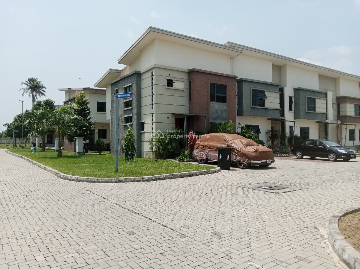 Luxury 3 Bedroom Furniture House with Bq, Fara Park Estate, 24hrs Power Supply, Sangotedo, Ajah, Lagos, Terraced Duplex for Rent