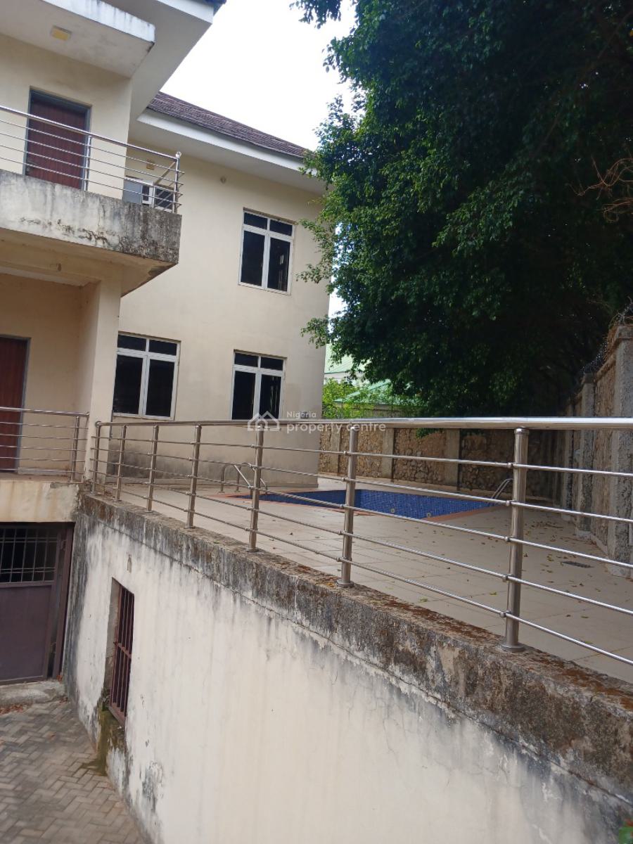 Well Built 6 Bedroom Mansion with 2bedroom Quest Chalet with Swimming, Asokoro Abuja Diplomatic Zone, Asokoro District, Abuja, Detached Duplex for Sale
