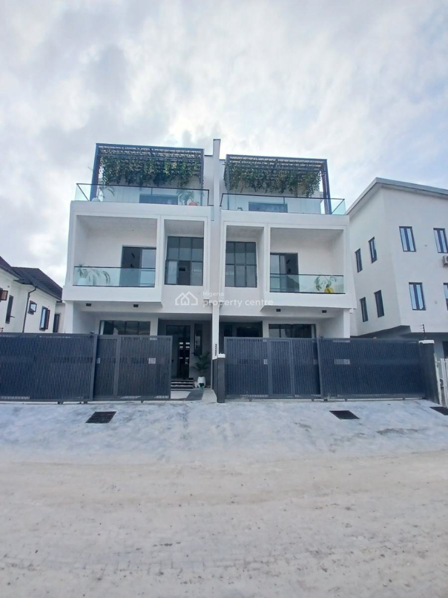 Contemporary 5 Bedroom Detached Duplex with Rooftop, Swimming Pool,bq, Luxury Home with Private Cinema, Aesthetically Pleasing Finish, Ikota, Lekki, Lagos, Detached Duplex for Sale