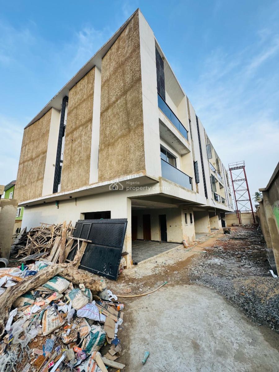 Spacious Built Luxurious 4 Bedroom Terrace Duplex  with Bq, Opebi, Ikeja, Lagos, Terraced Duplex for Sale