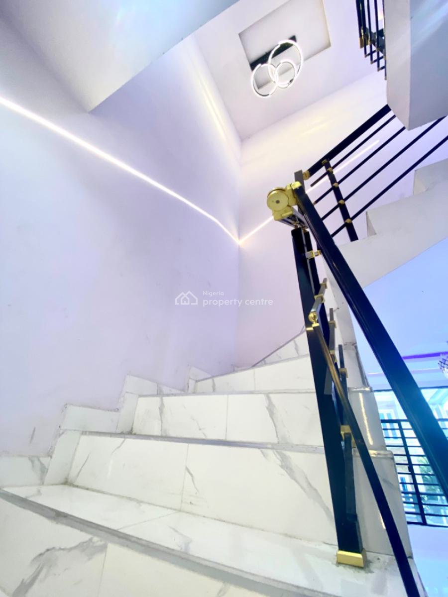 Contemporary 4-bedroom Duplex with Bq in a Rapidly Growing Gra Estate, Ikota Gra, Ikota, Lekki, Lagos, Semi-detached Duplex for Sale