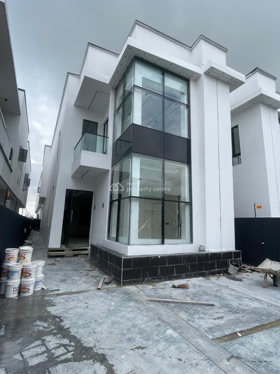 Luxurious 5 Bedroom Fully Detached Duplex with Pool and Bq, Ajah, Lagos, Detached Duplex for Sale