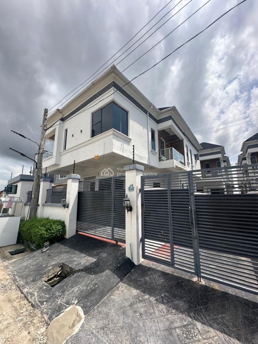 Self Compound 5 Bedroom Detached  Duplex + Bq, Chevron, Lekki, Lagos, House for Sale