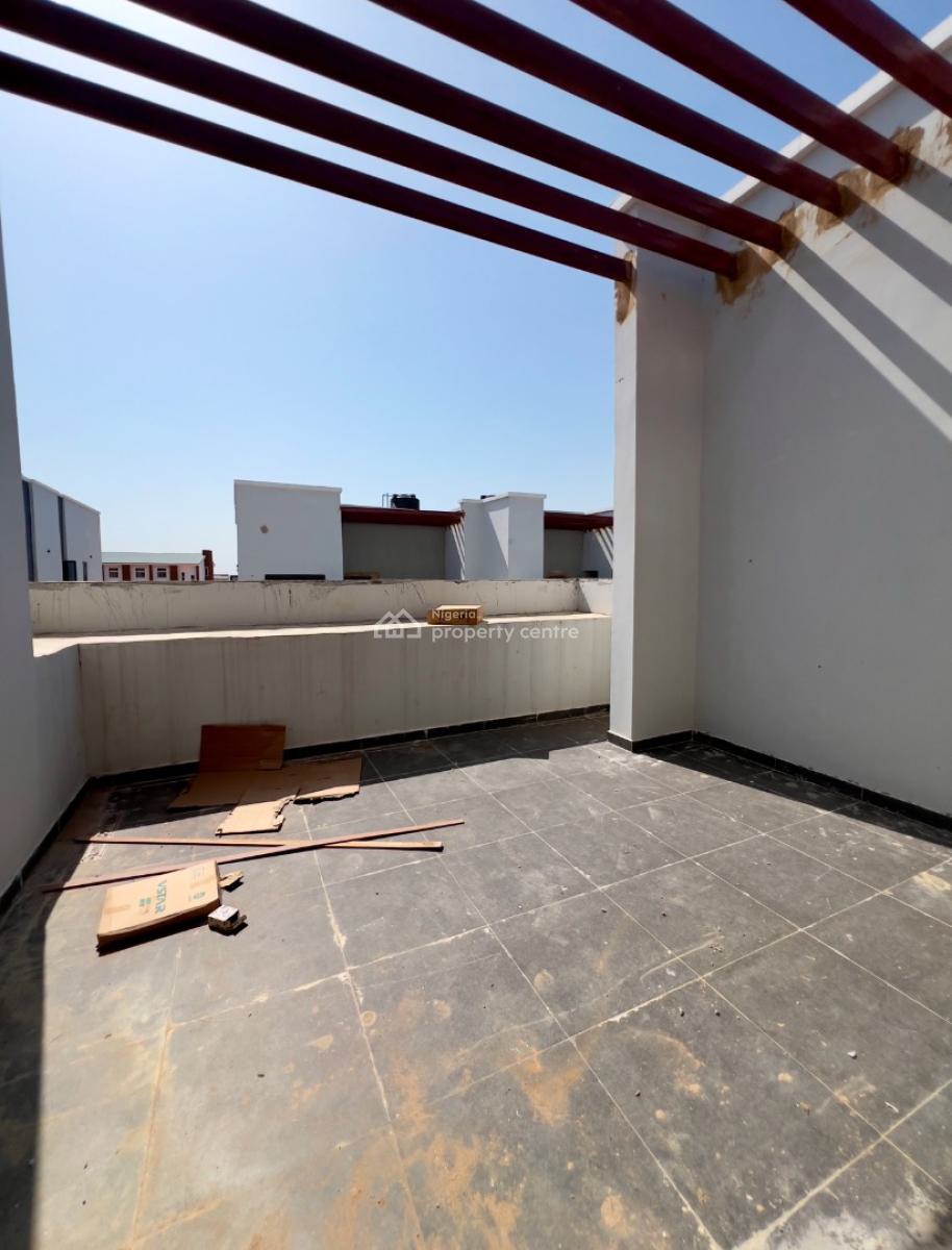4 Bedroom Terrace with Bq, Wuye, Abuja, Terraced Duplex for Rent