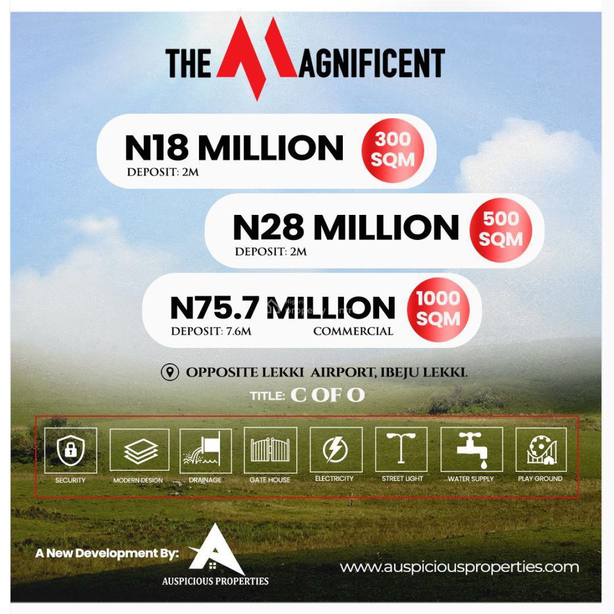 Land, The Magnificent Garden Estate, Epe, Lagos, Residential Land for Sale