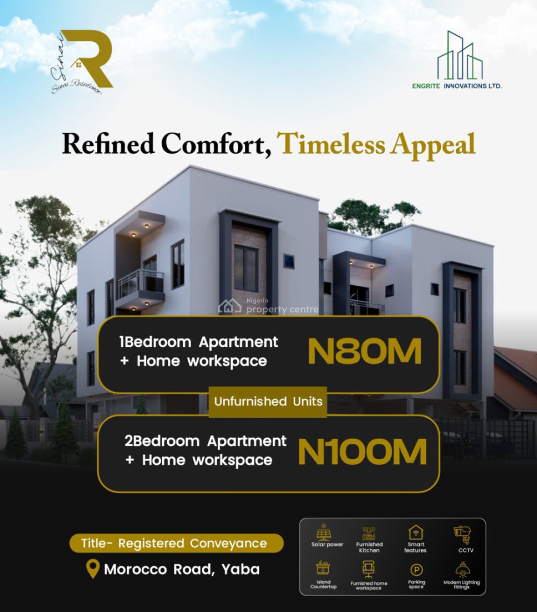 Beautiful, Luxuriously Built 1 and 2 Bedroom Suitable for Investment, Morocco Road, Yaba, Lagos, Flat / Apartment for Sale