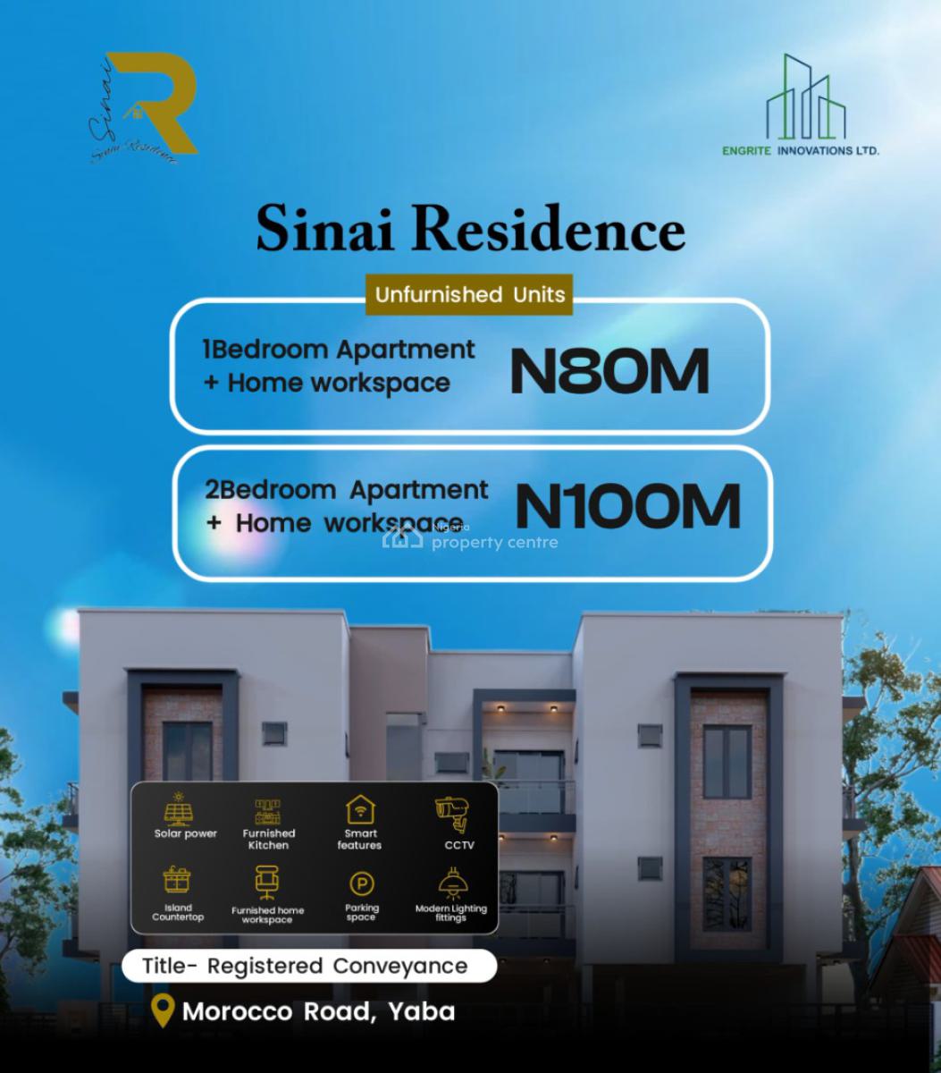 Beautiful, Luxuriously Built 1 and 2 Bedroom Suitable for Investment, Morocco Road, Yaba, Lagos, Flat / Apartment for Sale