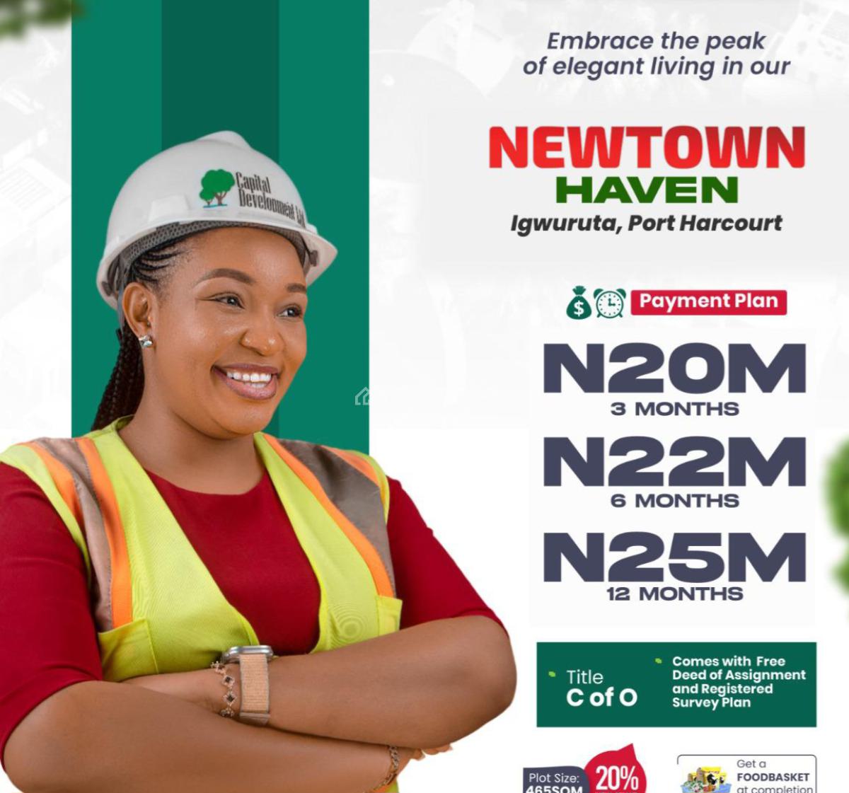 Affordable and Verified Dry Land, Newtown Haven Located Igwuruta Opposite Salvation Ministry Headquarter, Port Harcourt, Rivers, Mixed-use Land for Sale