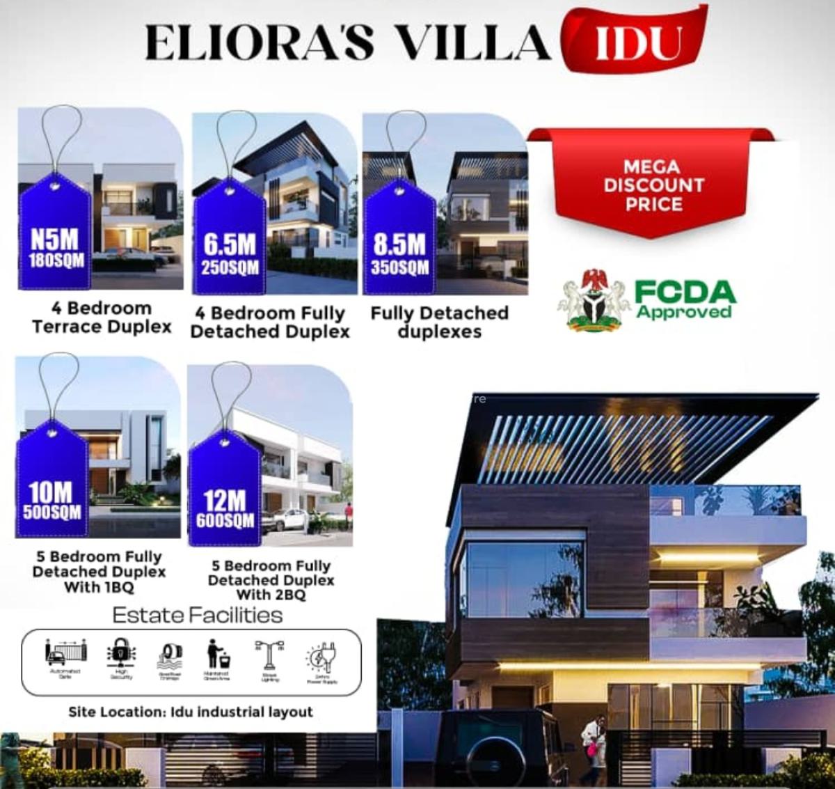 Promo!!! 180sqm Estate Plots, Idu Industrial, Abuja, Residential Land for Sale