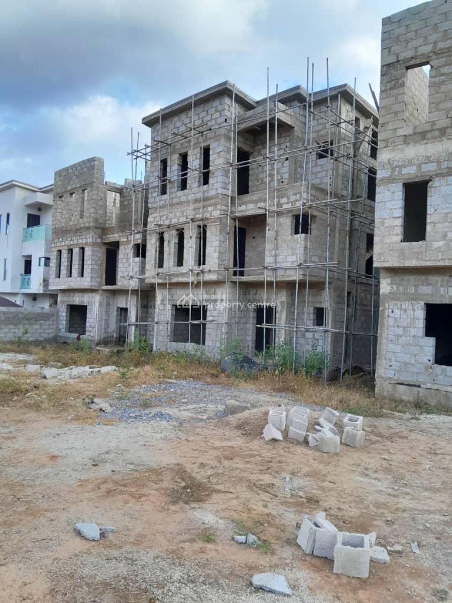 Carcass 6 Bedroom Duplex with Bq Available, Near Loko 10 Plaza, Lokogoma District, Abuja, Detached Duplex for Sale