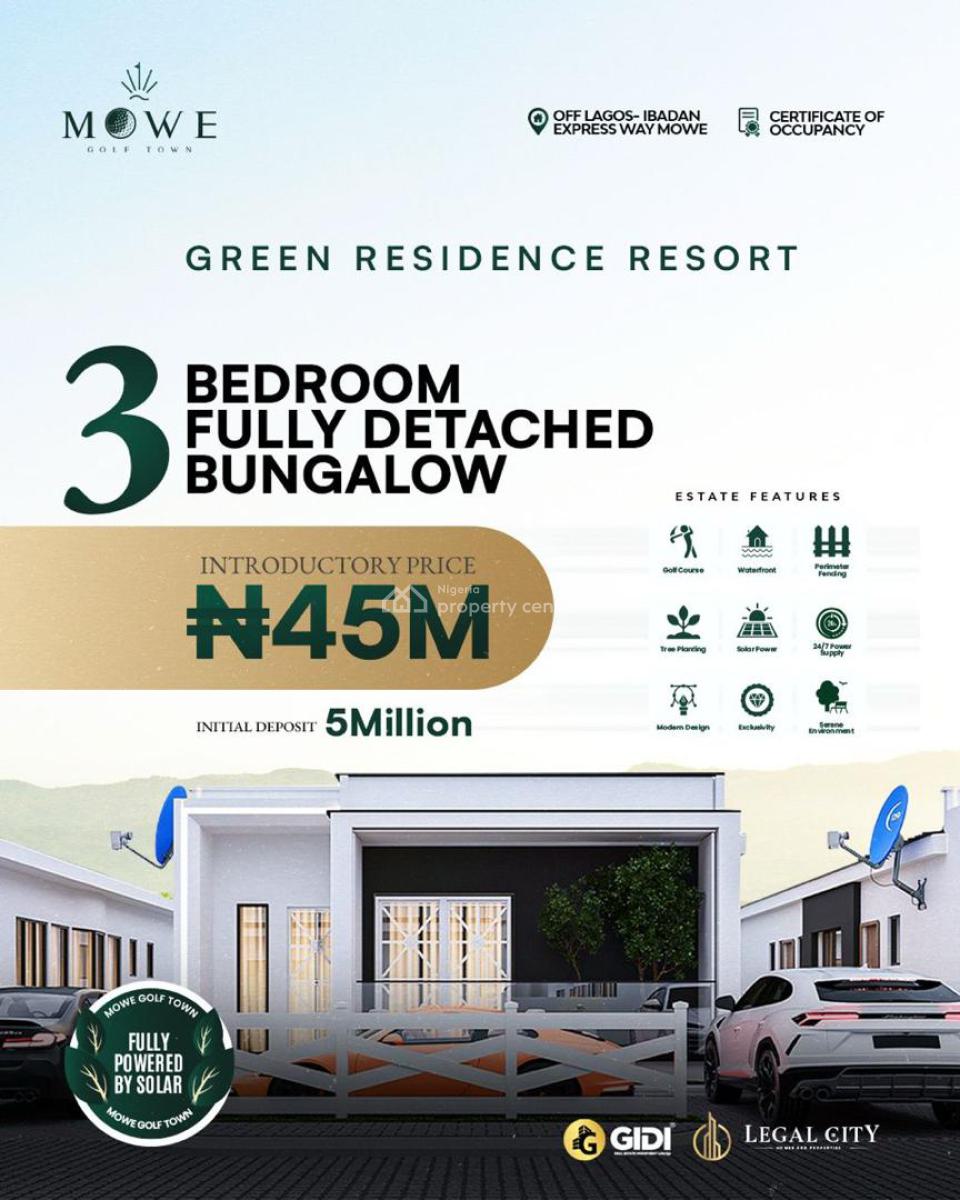 Welcome to Nigerias Premier Golfing Destination, Mowe Ofada, Ogun, Detached Bungalow for Sale