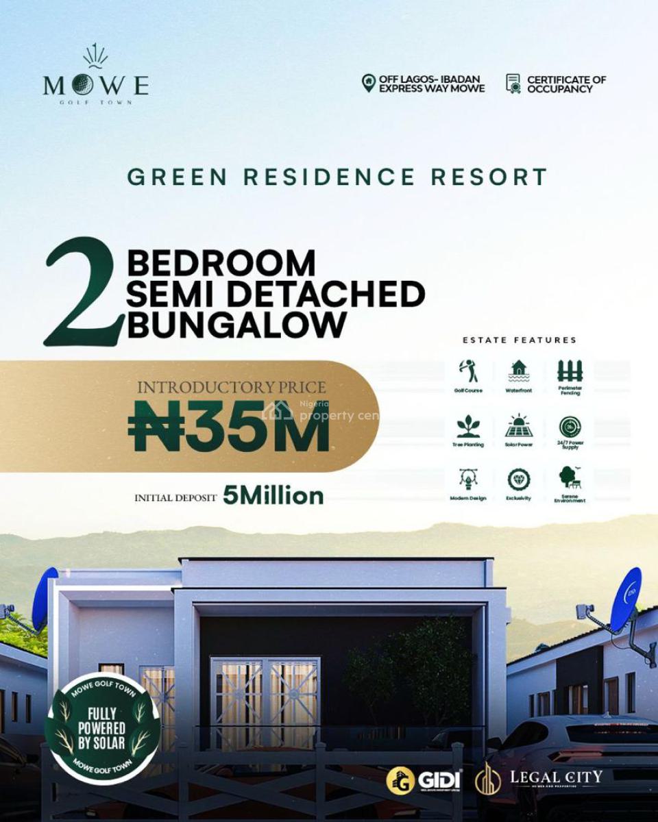 Welcome to Nigerias Premier Golfing Destination, Mowe Ofada, Ogun, Detached Bungalow for Sale
