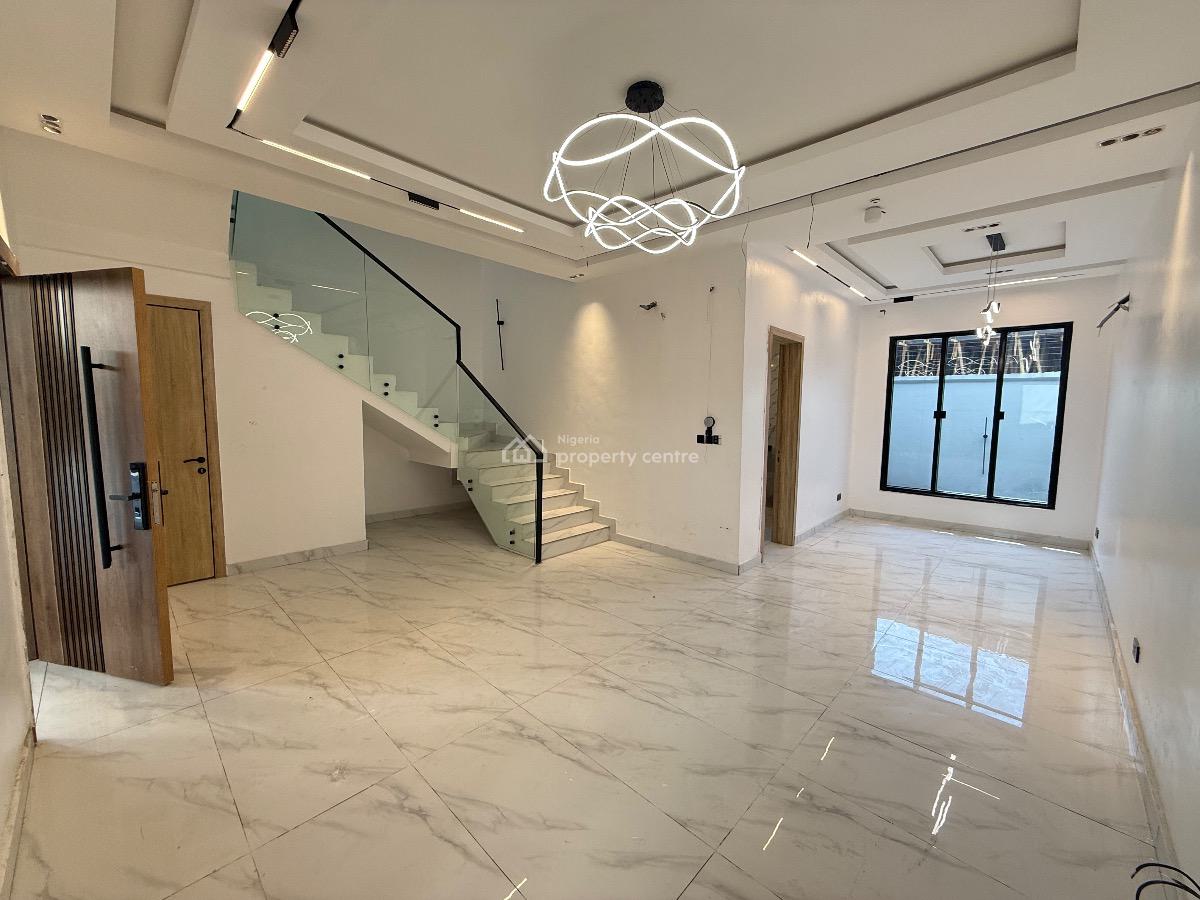 Contemporary 4 Bedrooms Terraced Duplex with a Bq and Swimming Pool, Lekki Phase 1, Lekki, Lagos, Terraced Duplex for Sale