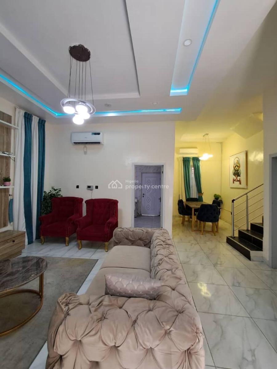 Furnished 4bedroom Semi Detached with Bq, Orchid, Lekki, Lagos, Semi-detached Duplex for Rent
