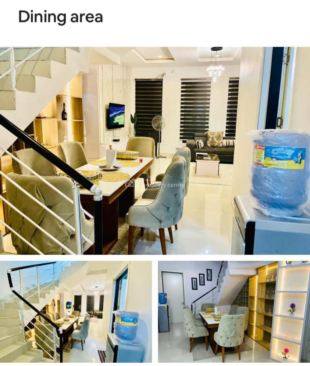 Furnished 4 Bedroom Semi Detached Duplex with Bq, Royal Pine Estate, Orchid Road Lekki Lagos, Lekki, Lagos, Semi-detached Duplex for Rent