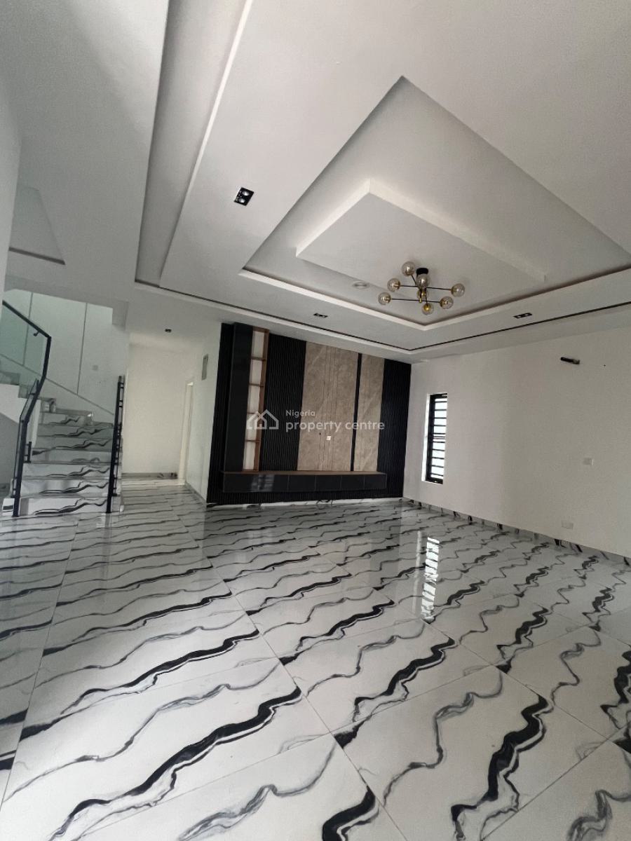 Fabulous 5bedroom Detached Duplex with Swimming Pool and Bq, 2nd Toll Gate, Lekki, Lagos, Detached Duplex for Rent
