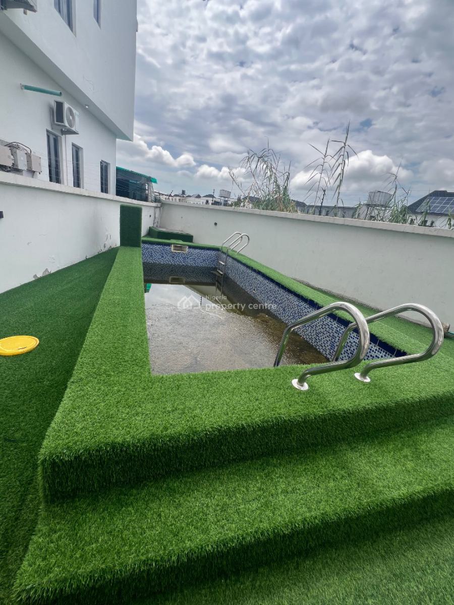 Fabulous 5bedroom Detached Duplex with Swimming Pool and Bq, 2nd Toll Gate, Lekki, Lagos, Detached Duplex for Rent