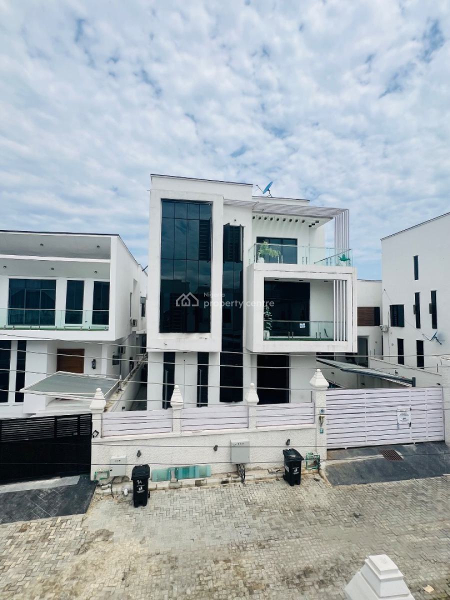 Magnificent 5bedroom Detached Duplex with Swimming Pool and Bq, 2nd Toll Gate Lekki Lagos, Lekki, Lagos, Detached Duplex for Rent