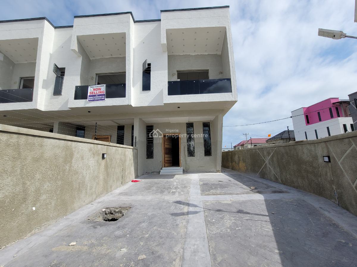 Strategically Located 4 Bedroom Terrace Duplex (self Compound), Ikota, Lekki, Lagos, Terraced Duplex for Sale