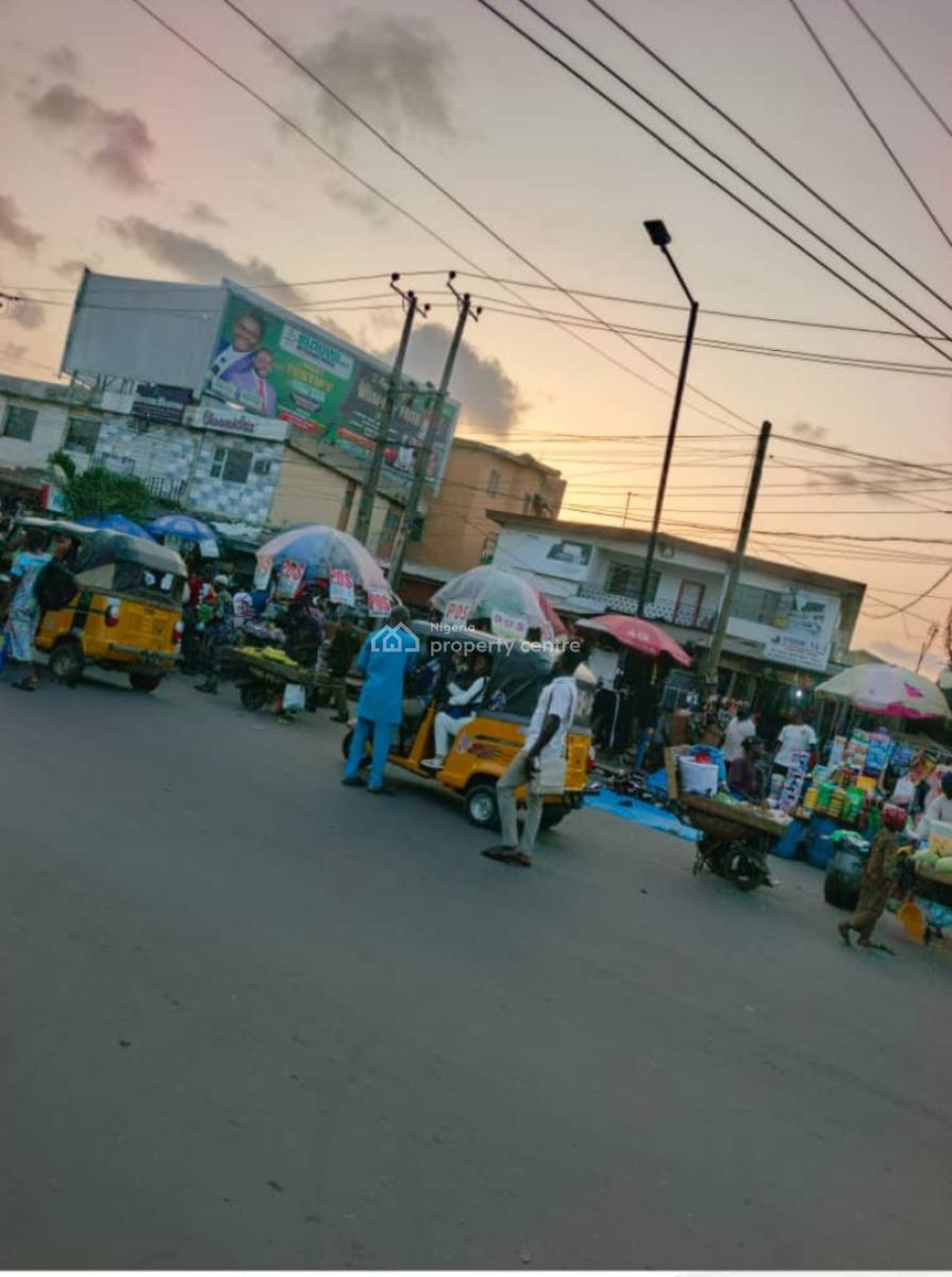 Land (2,600sqm) Almost an Acre (5 Plots) (for All Purposes), @ Main Ogba Bus Bus Stop, Ogba-ikeja, Ogba, Ikeja, Lagos, Commercial Land for Sale