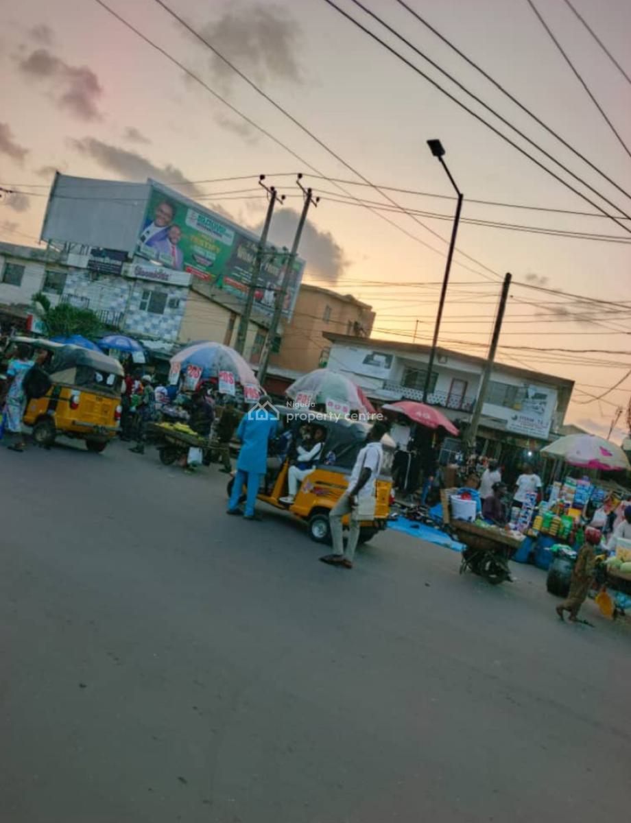 Land (2,600sqm) Almost an Acre (5 Plots) (for All Purposes), @ Main Ogba Bus Bus Stop, Ogba-ikeja, Ogba, Ikeja, Lagos, Commercial Land for Sale