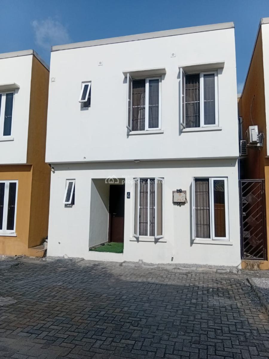 Standard Ensuit 3 Bedrooms Terraced House with Bq and Solar Inverter, Ado, Ajah, Lagos, Terraced Duplex for Rent