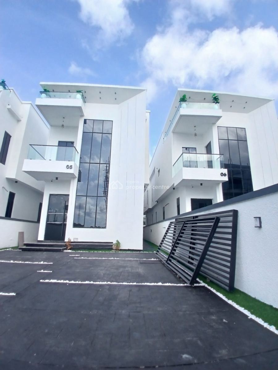 Upscale, 5 Bedroom Contemporary Detached Duplex Within an Estate, Chevron Drive, Lekki, Lagos, Detached Duplex for Sale
