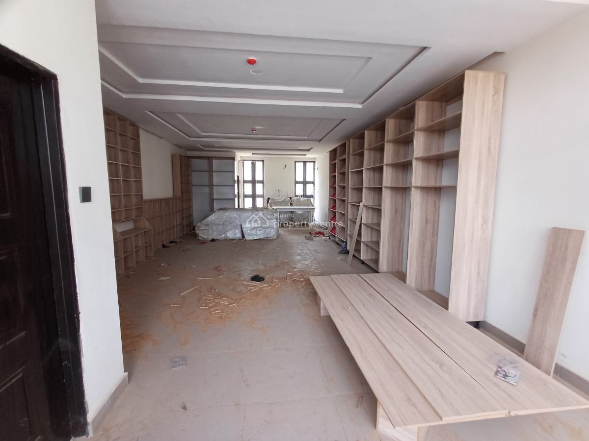 Serviced 60sqm Shop / Office Space on The First Floor, Wuye, Abuja, Office Space for Rent
